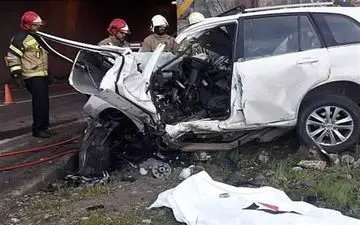 برخورد مرگبار M.V.M با دیوار تونل 