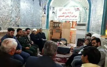 جلسه برنامه ریزی موکب سیدالشهداء(س) در آستان مقدس امامزاده باقر (ع) برگزار شد