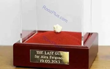 حراج عجیب آخرین آدامس جویده شده الکس فرگوسن! +عکس