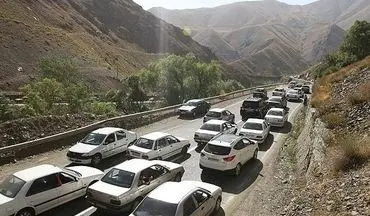 ترافیک سنگین در "هراز"/بارش باران در محورهای دو استان