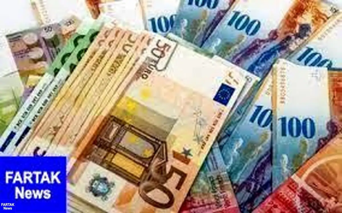  نرخ رسمی یورو و پوند دلار  امروز ۹۸/۱۲/۲۶