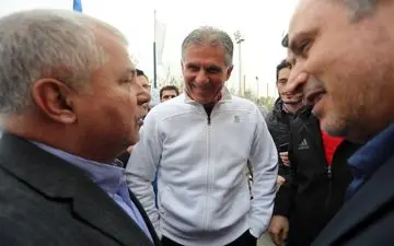  برخورد غیرمنتظره پروین و کی‌روش (عکس)