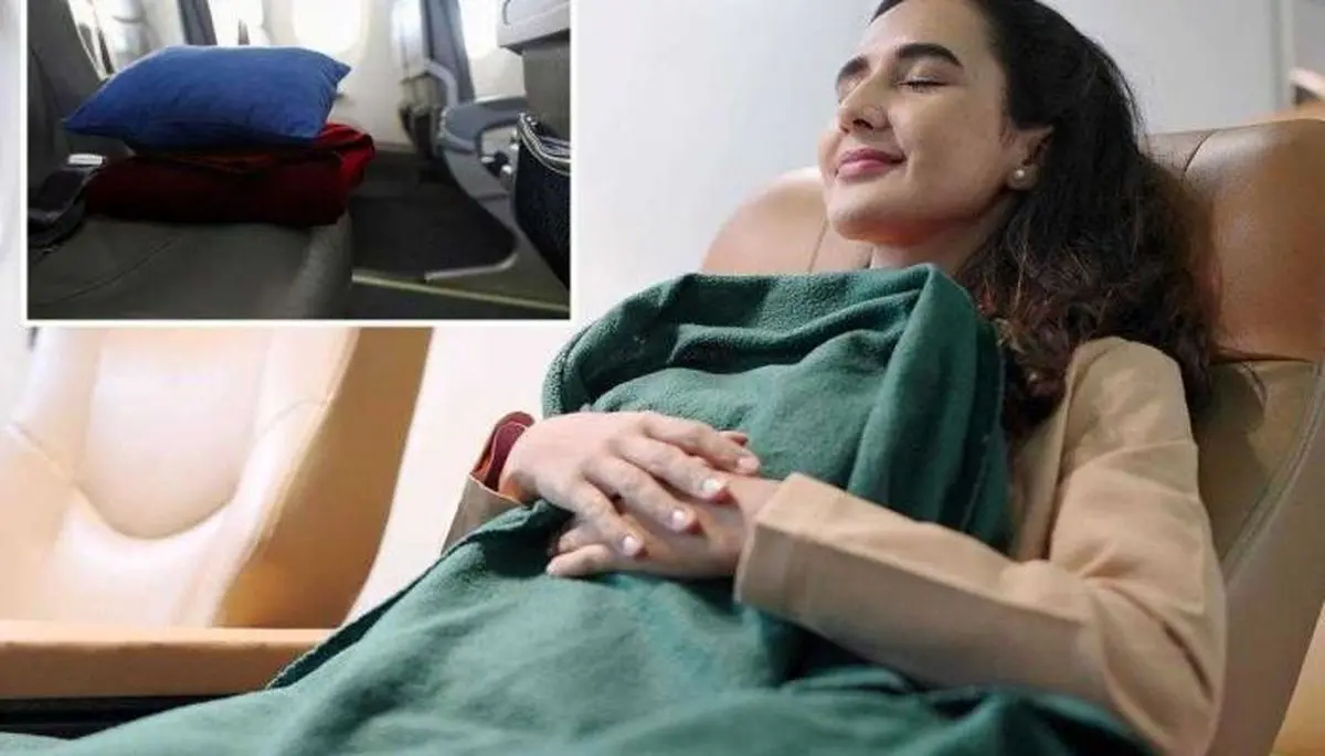   هشدار مهم مهمانداران: از پتوهای هواپیما استفاده نکنید 