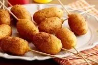 طرز تهیه مینی کورن داگ | فست فود خوشمزه