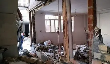 انفجار مهیب منزل مسکونی در گرگان به علت نشت گاز