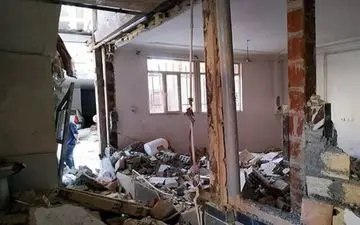 انفجار مهیب منزل مسکونی در گرگان به علت نشت گاز