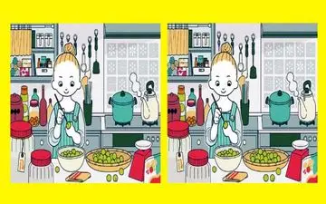 از ذهن خلاقتان استفاده کنید و 7 تفاوت دو تصویر را پیدا کنید