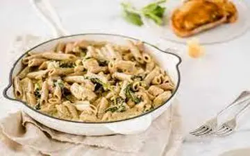 طرز تهیه  سالاد پاستای خامه‌ ای  | خیلی عالیه!