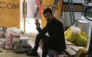 «شاهرخ استخری» در حال گسترش مغازه‌اش! + عکس