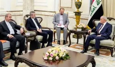 دیدار معاون وزیر خارجه با رئیس جمهور عراق 
