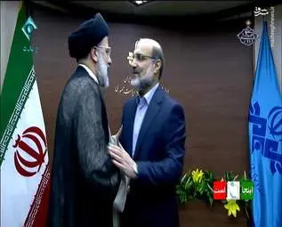 ورود رئیسی به سازمان صدا و سیما + تصاویر