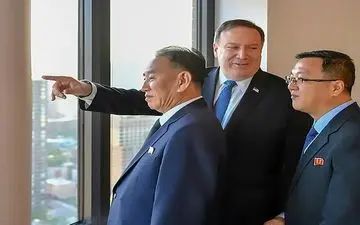 ضیافت استیکی پامپئو با مقام‌ ارشد کره‌شمالی