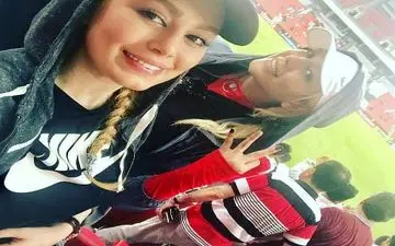 عکسی که رابطه خانم بازیگر با فوتبالیست مشهور را لو داد