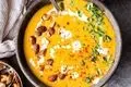 طرز تهیه سوپ پاییزی با کدو حلوایی و عدس؛ گرمابخش روزهای سرد