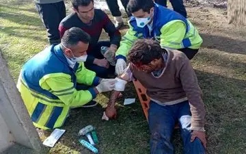 حمله ی پلنگ وحشی به چوپان جوان