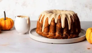 طرز تهیه کیک کدو حلوایی خانگی / دستور مجلسی با بافت لطیف