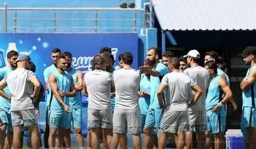 غیبت چشمی در تمرین امروز استقلال