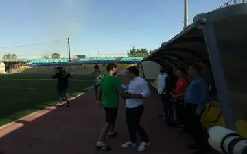 مهدی مهدوی‌کیا در تمرین پرسپولیس حاضر شد