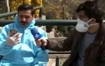  اشک‌های دلخراش پرستار بیمارستان مسیح دانشوری که ۴۵ روز است پدر شده اما دخترش را ندیده