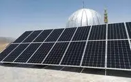 نصب استراکچر و پنل های انرژی خورشیدی در سایت بقعه متبرکه امامزاده حسن (ع) اسلام آباد غرب