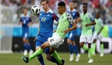 جام جهانی2018|نتیجه نیمه اول دیدار ایسلند-نیجریه