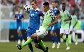 جام جهانی2018|نتیجه نیمه اول دیدار ایسلند-نیجریه