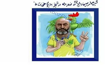 عکس/ تبلیغ جالب حمید فرخ‌نژاد برای یک فیلم درحال اکران