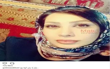 سلفی گل ناز عباسی از نمایی نزدیک (عکس)