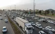 
ترافیک سنگین در ورودی شهر تهران
