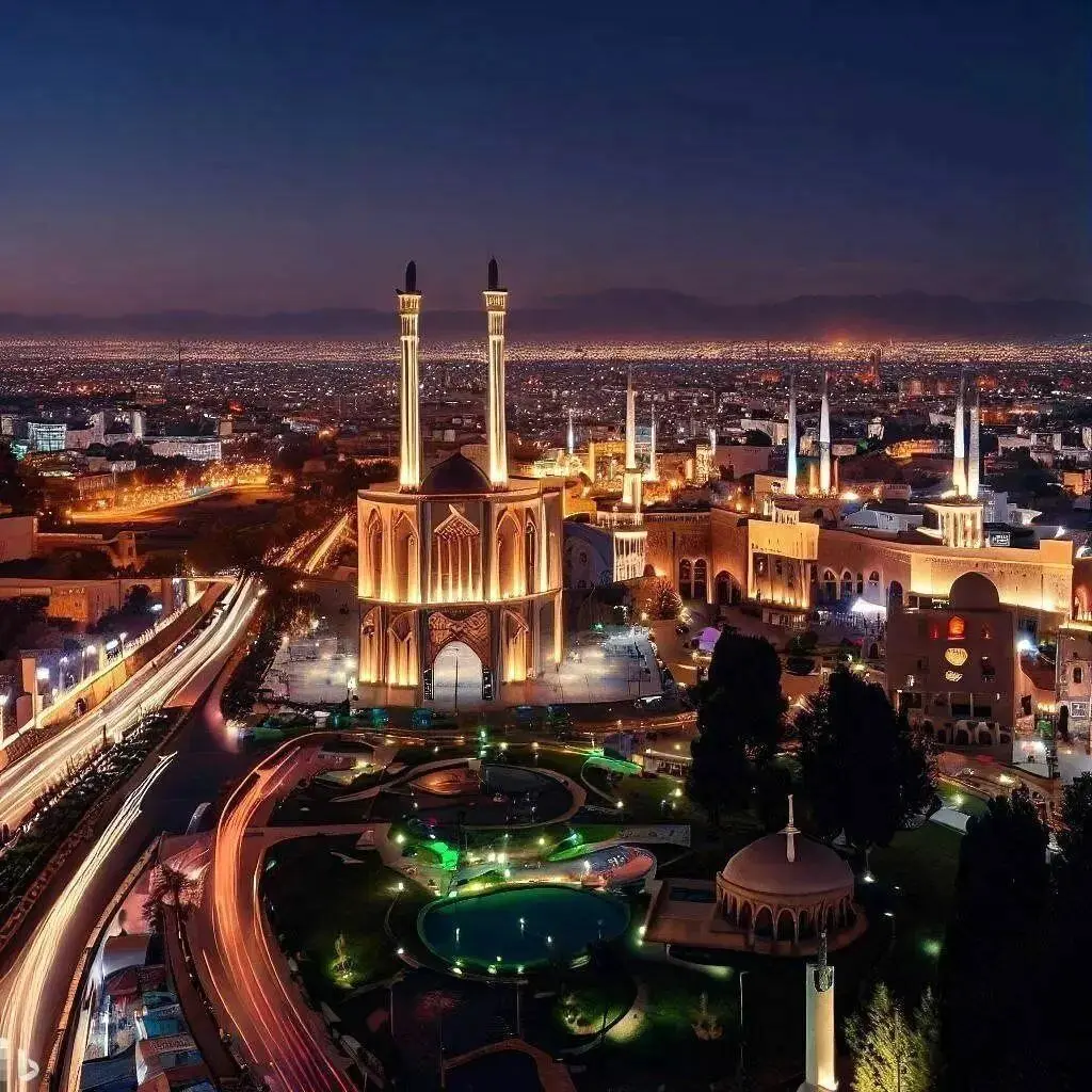 (تصاویر) پیش‌بینی شگفت‌انگیز هوش مصنوعی از شهر تبریز در ۱۰۰ سال آینده!