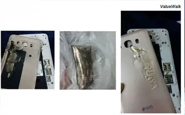  انفجارگلکسی جی 7 سامسونگ در دستان کودک 4 ساله‌