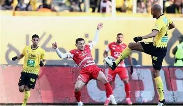  تساوی سپاهان و پرسپولیس در ۴۵ دقیقه‌ای جذاب 