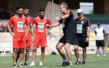 درگیری در تمرین سرخپوشان ختم به خیرشد