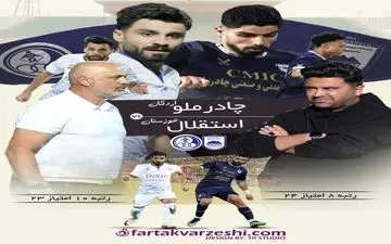 جدال زخم خورده‌ها در لیگ برتر؛ چادر ملو میزبان استقلال خوزستان!
