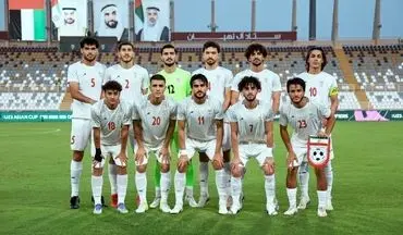 
اعلام ترکیب تیم ملی امید ایران مقابل امارات
