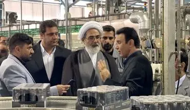 بازدید رئیس سازمان قضایی نیروهای مسلح از واحد‌ تولیدی کوشاب غرب / کوشاب غرب یکی از پنج شرکت تولید نوشیدنی برترکشور