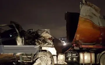 مصدومیت 7 نفر در تایباد بر اثر ترکیدگی تانکر سوخت