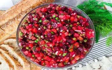 سالاد لبو، یه خوراکی محبوب و پرطرفدار: طرز تهیه آسان در منزل | فیلم