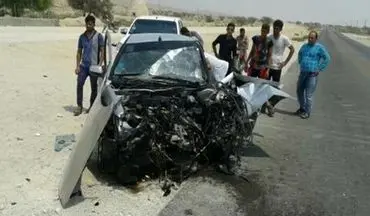 تصادف در جاده مرگ 3 مصدوم برجای گذاشت