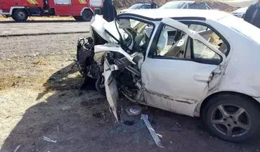  واژگونی خودرو در محور رفسنجان به کرمان یک کشته برجا گذاشت