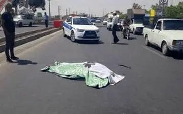 مرگ دو دانش‌آموز بر اثر برخورد تریلی + عکس