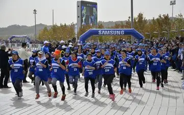 حجاب متفاوت زنان در مسابقات دوی دریاچه چیتگر! + عکس