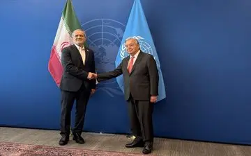 پزشکیان با دبیرکل سازمان ملل دیدار و گفتگو کرد