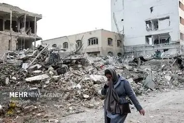 عکس / آثار وحشتناک حمله به محله بریانک تهران