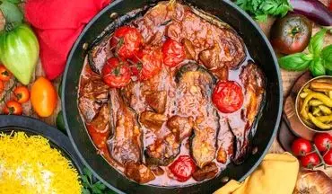 طرز تهیه قیمه بادمجان مجلسی و خوشمزه | دستور پخت مرحله‌به‌مرحله