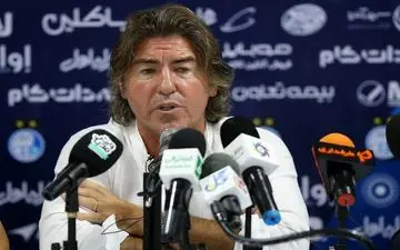 ساپینتو در نشست خبری دیدار ملوان - استقلال شرکت نکرد