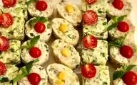 بهترین فینگرفودهای سرد|  کاناپه پنیر و سبزیجات برای دورهمی ها عالیه!