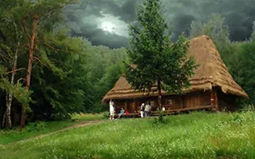 کلبه ای زیبا در دل طبیعت که گردشگران زیادی را به طرف خود می‌کشاند + فیلم