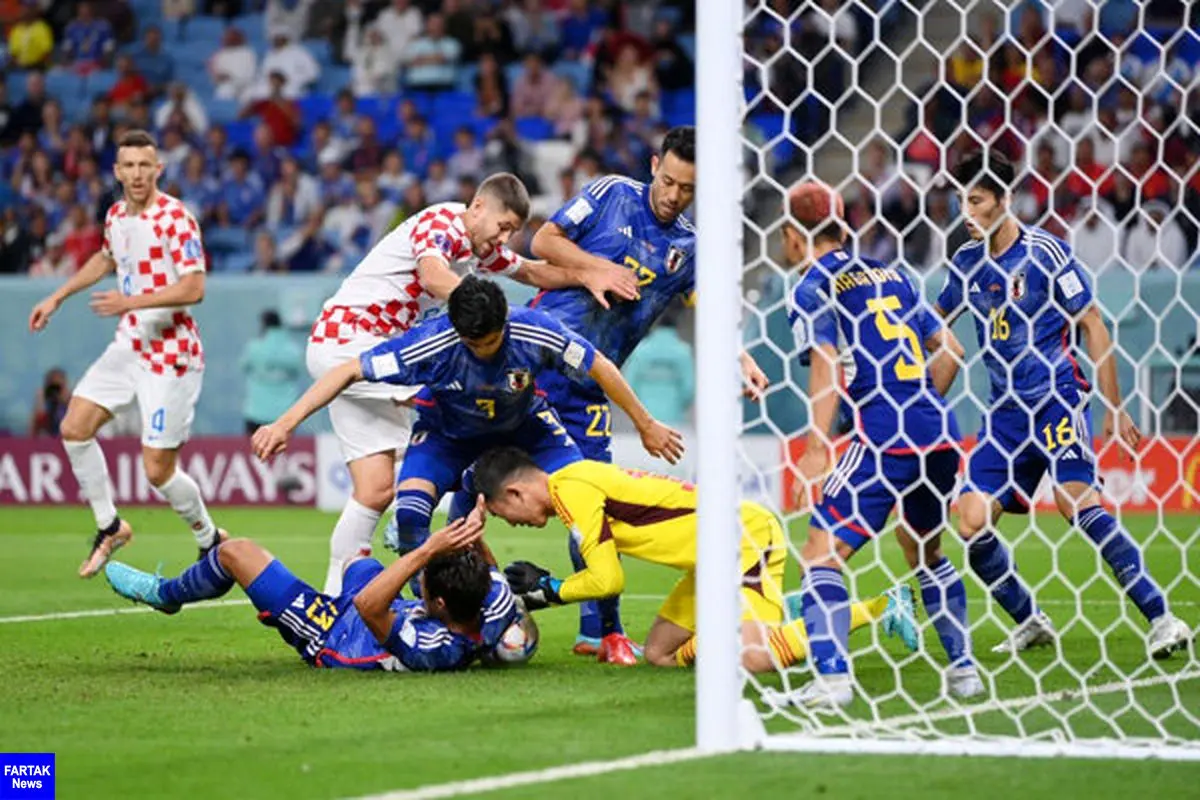 حذف ژاپن شگفتی ساز از جام جهانی در ضربات پنالتی