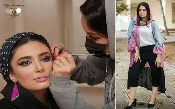 لیندا کیانی با ساپورت چسبان در مهمانی خصوصی / لیندا خانم لطفاً رعایت کن !!!